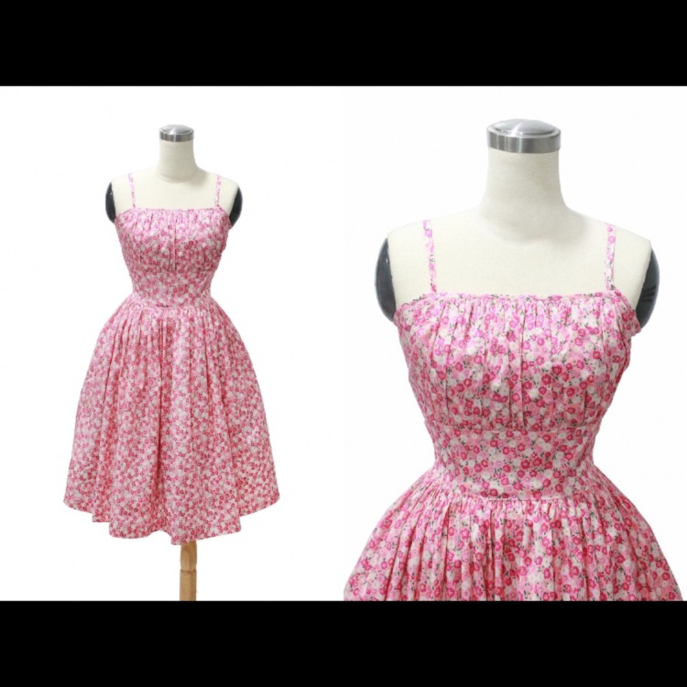 ModCloth pink floral dress